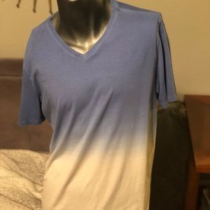Vince Ombré V-Neck Tee